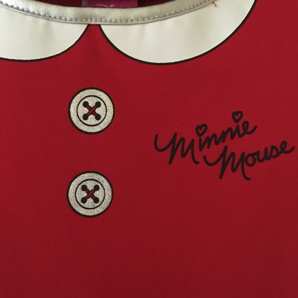 Disney Minnie Mouse (7/8) Halloween Costume or Dress Up Play Red Dress Hooded - Picture 2 of 12